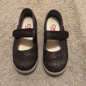 Cienta Sparkle Mary Janes